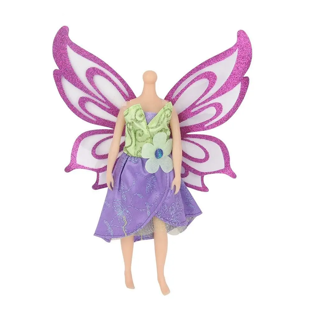 Vestido de hadas con falda de gasa estilo mariposa para muñecas BJD - imagen 4