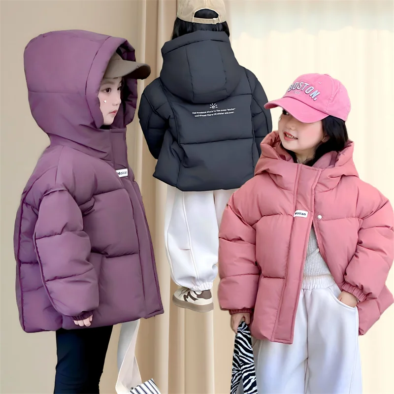 Parka de plumón con capucha para niño, abrigo cálido y transpirable - imagen 5