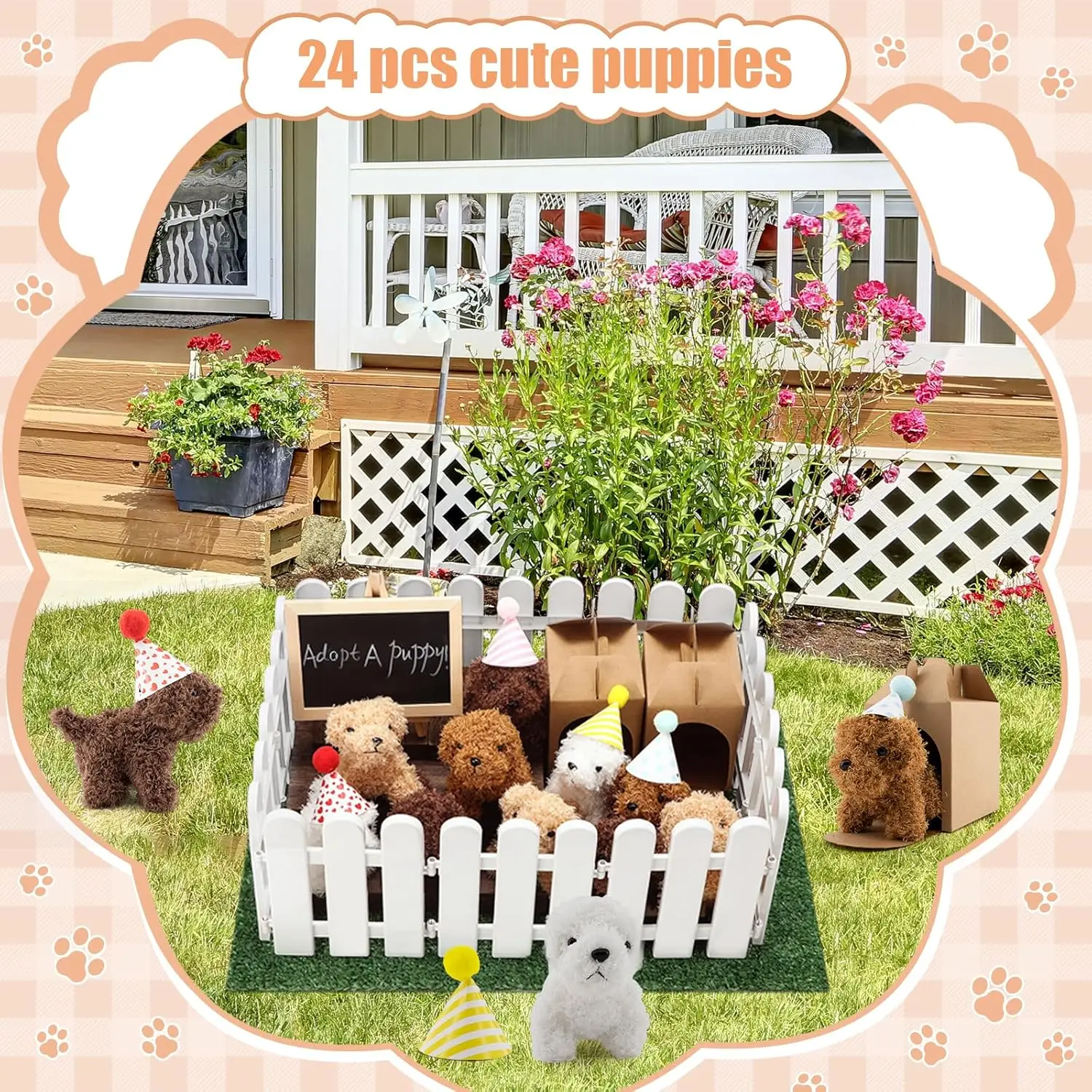 Recuerdos de fiesta mini animales de peluche para cumpleaños - imagen 5