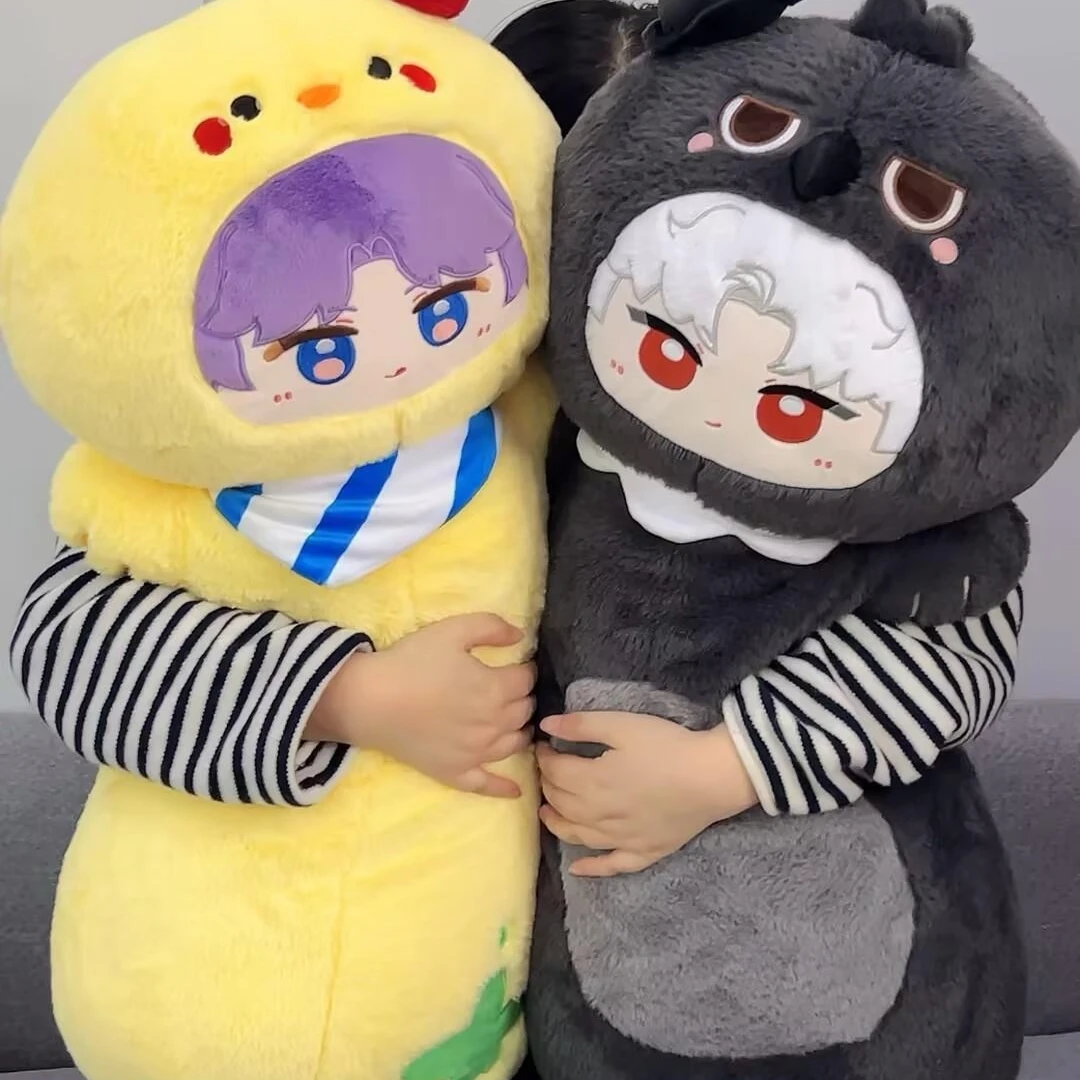 Love and Deepspace peluche con capucha de animales Caleb suave - imagen 5