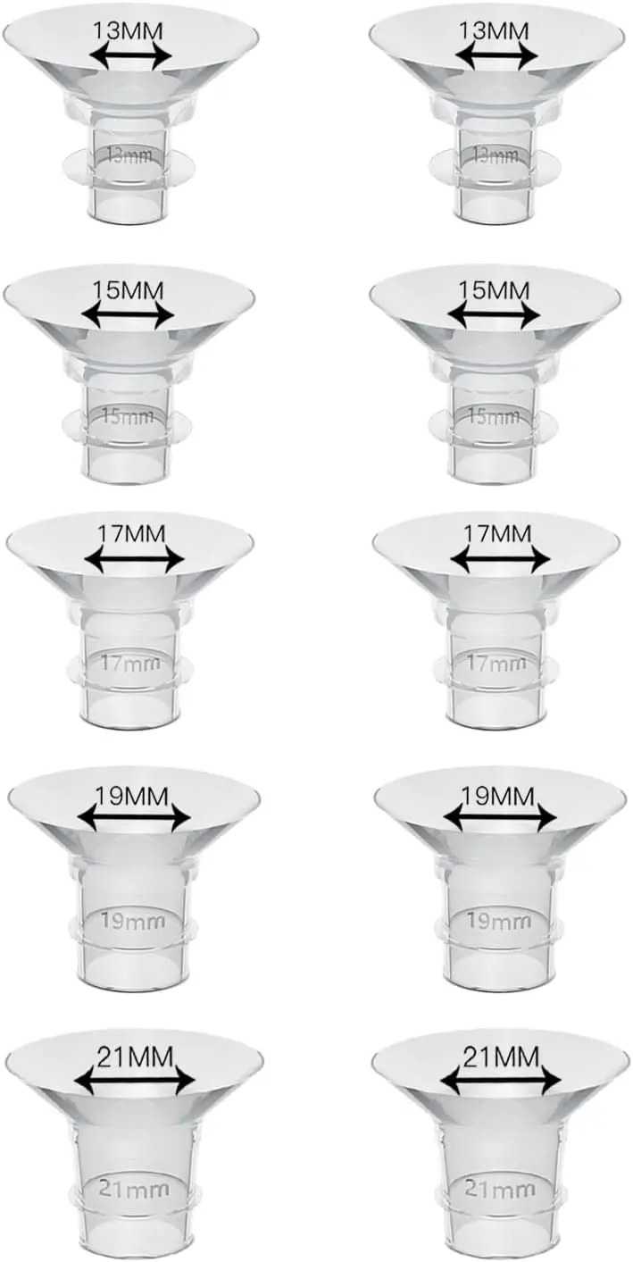 Inserto de brida extractor de leche - Tallas 13 a 21 mm