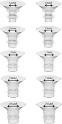 Inserto de brida extractor de leche - Tallas 13 a 21 mm