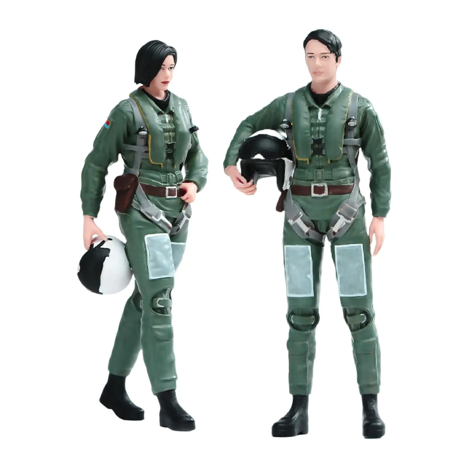 Figura coleccionable de oficial miniatura en resina para diorama - imagen 2