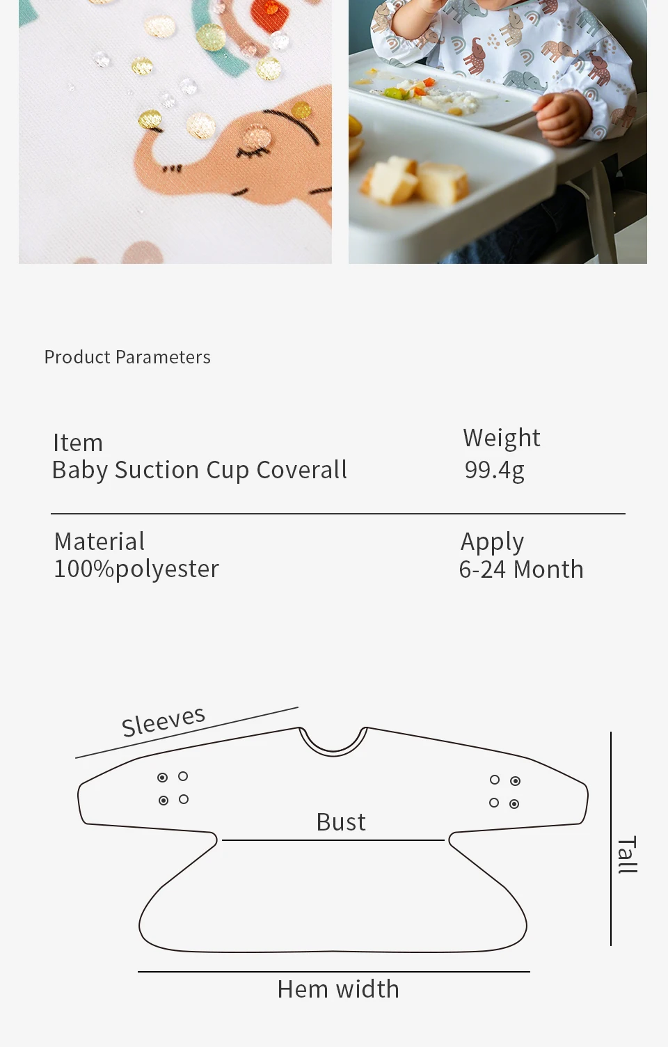 Material suave e impermeable para mantener la ropa más seca