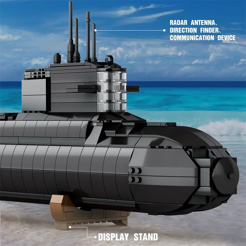 Bloques de construcción de submarino militar nuclear estratégico - imagen 5