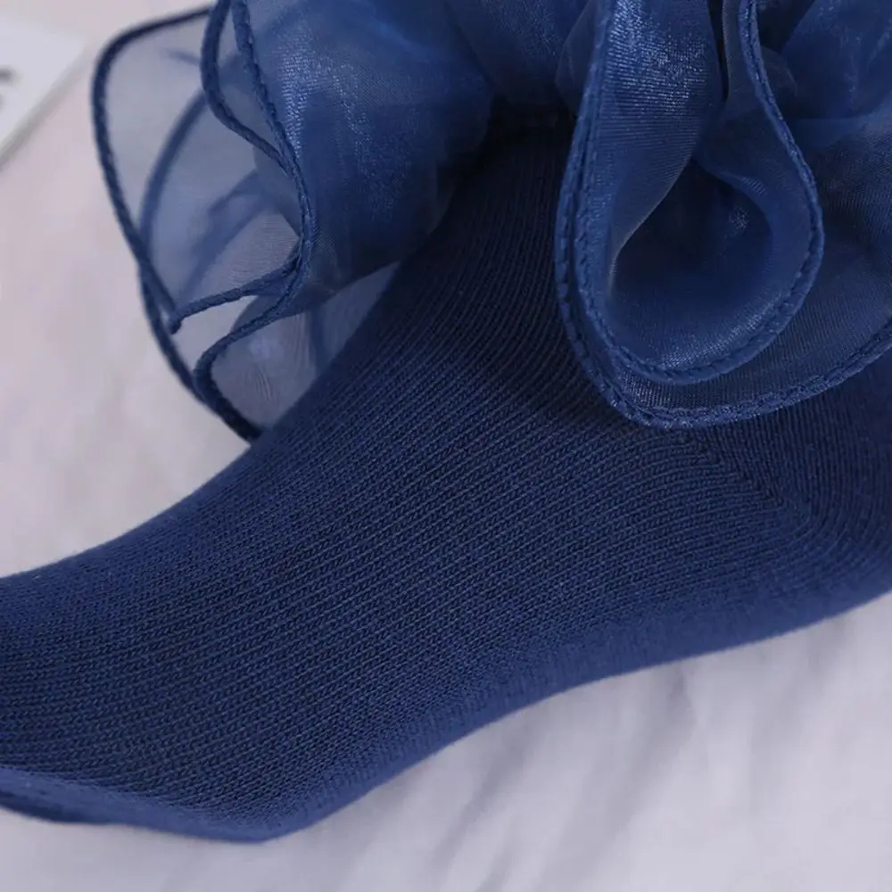 Calcetines altos con volantes estilo princesa para bebé niña - imagen 5
