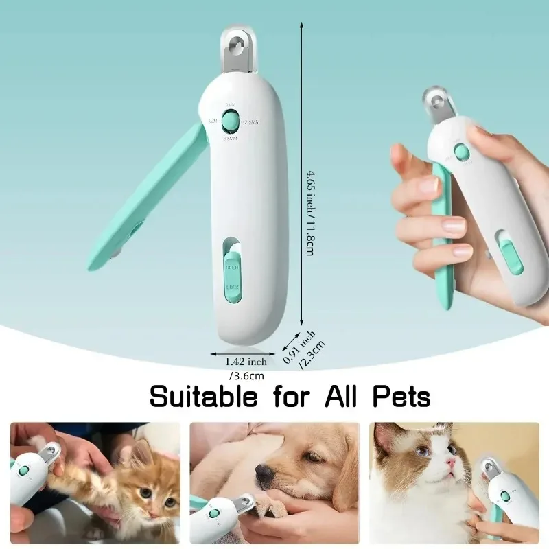 Cortauñas profesional para perros y gatos con orificio ajustable - imagen 2