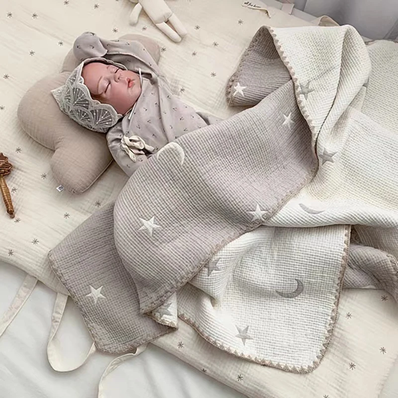 Milangel Manta bebé otoño con capucha suave