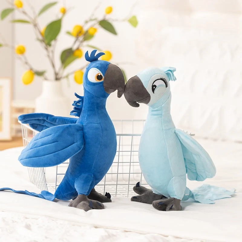 Peluche Blu el loro de Río, cojín almohada infantil