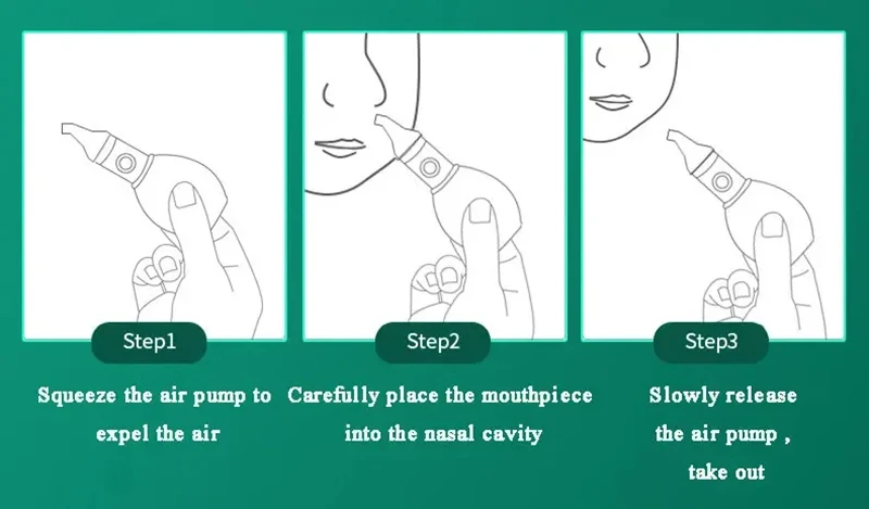 Kit completo aspirador nasal