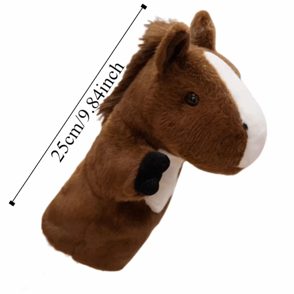 Marioneta de caballo de peluche para narración