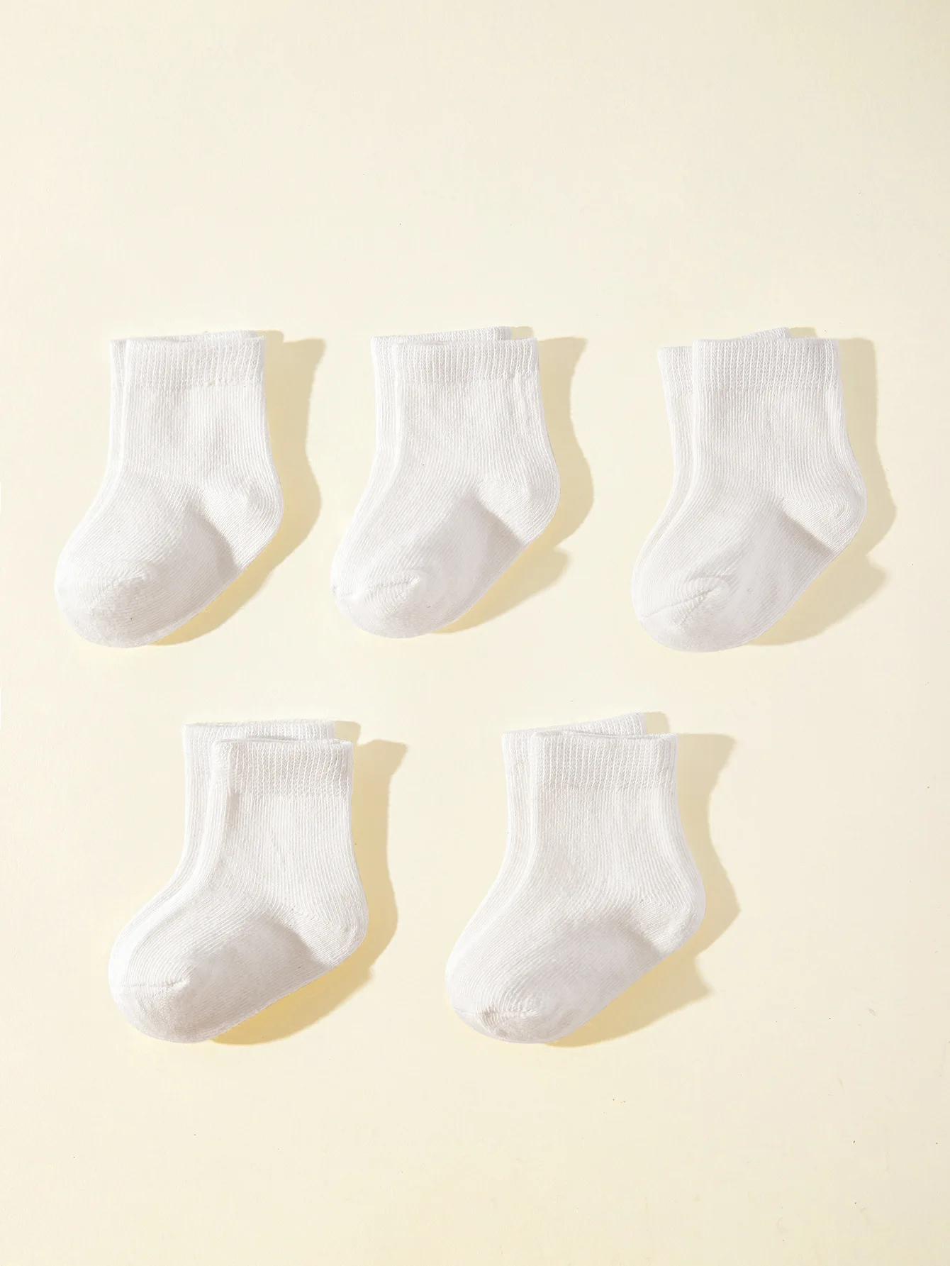 Calcetines de bebé - blanco y suave