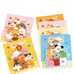 Notas adhesivas animales reutilizables para niños y estudiantes