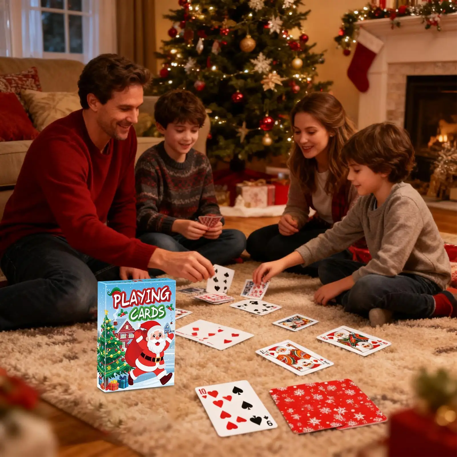 Juego de naipes navideños para toda la familia - Nochebuena - imagen 3