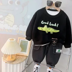 Chándal infantil de algodón para niña – Camiseta y pantalón
