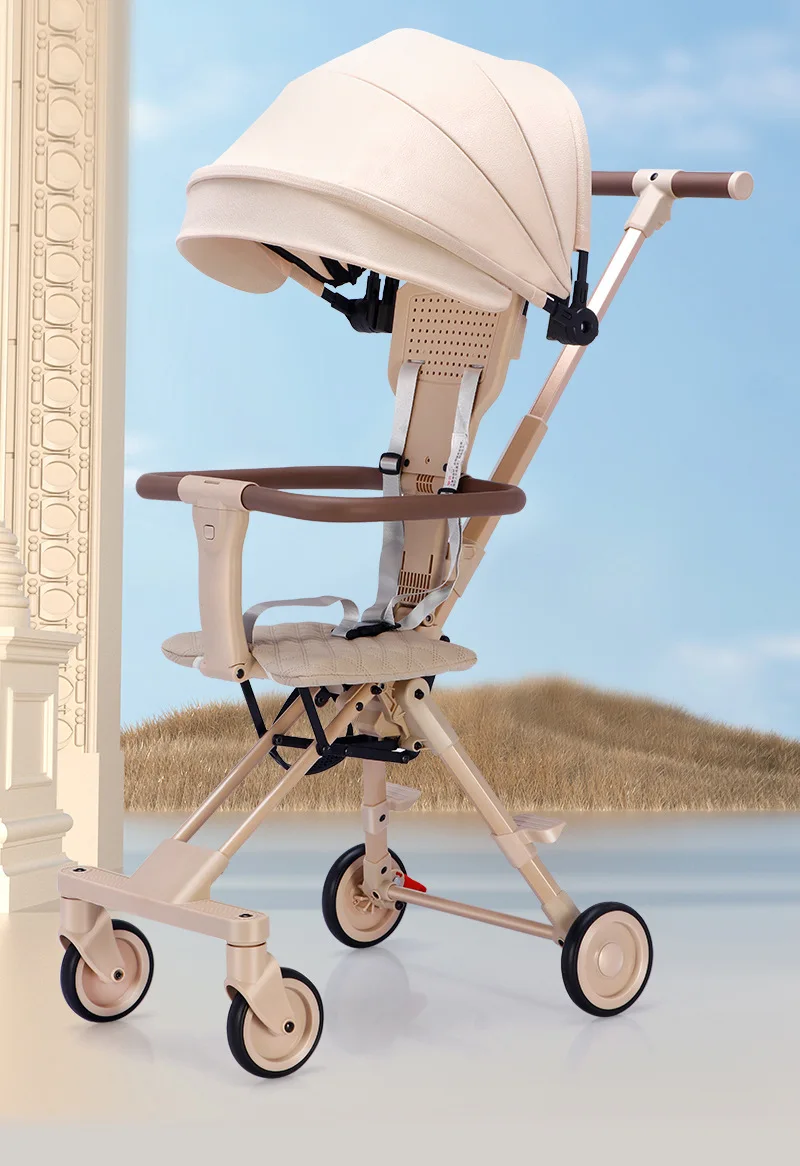 Carrito de cuatro ruedas, estabilidad en el paseo