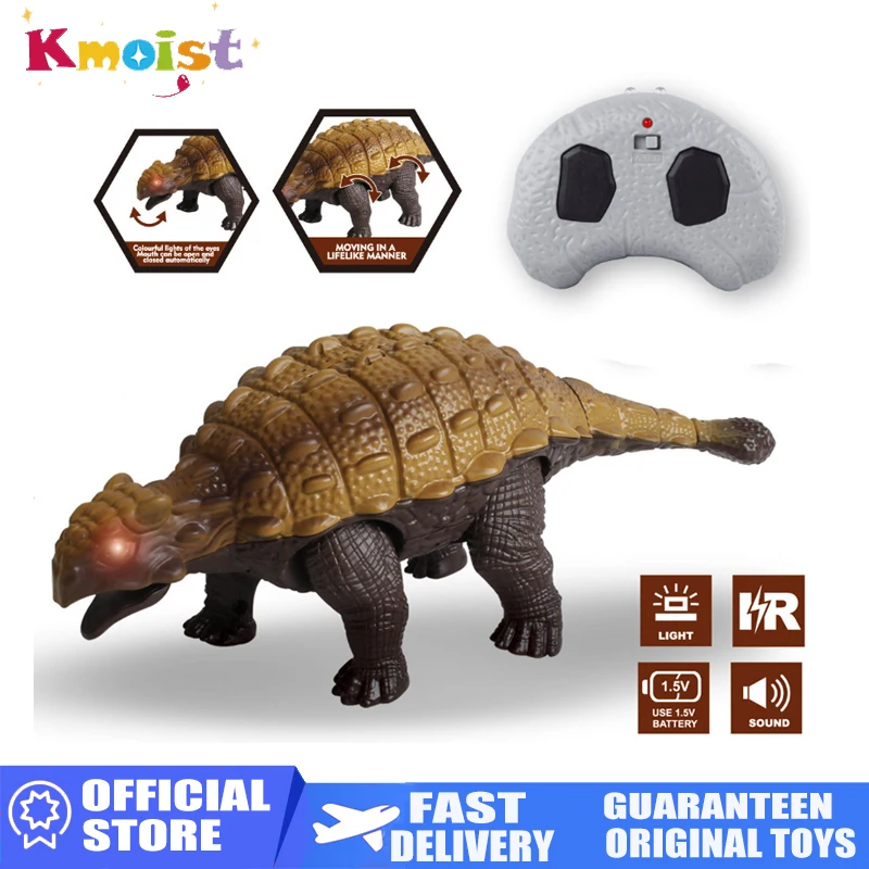 Dinosaurio teledirigido con control remoto Ankylosaurus de simulación - imagen 2