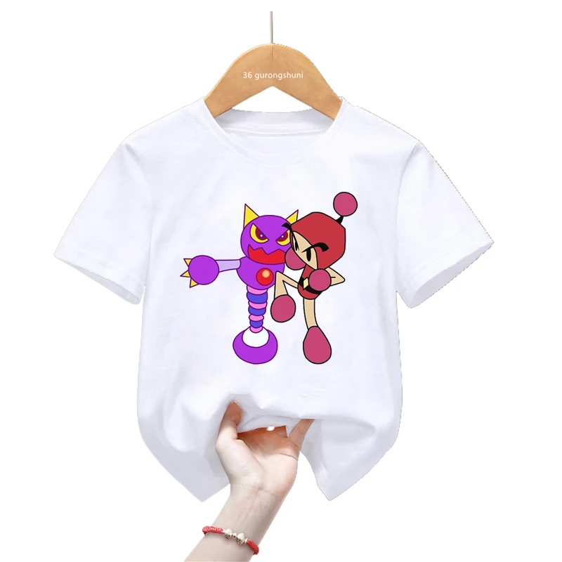 Camiseta verano niños con dibujos animados – Manga corta The Bomberboii - imagen 5
