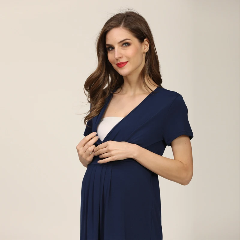 Vestido de maternidad en talla grande