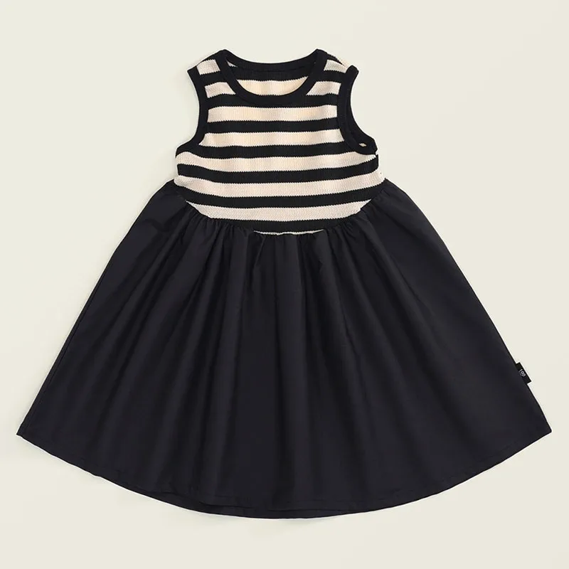 Vestido de rayas sin mangas para niña – Algodón fresco - imagen 5