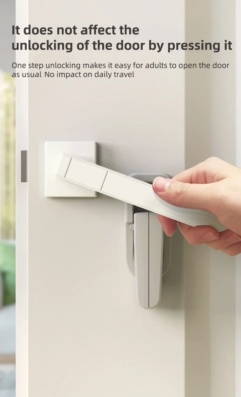 Cerradura de seguridad para bebé – Protección ABS universal para el hogar - imagen 3