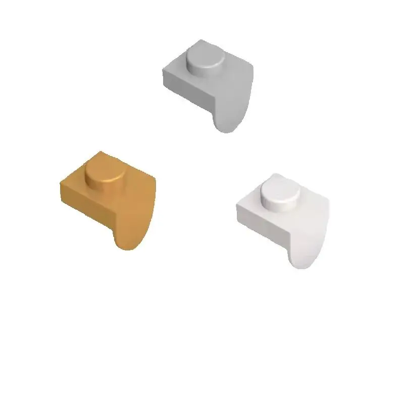 Bloques para construcción con dientes de garra 1x1, lado único
