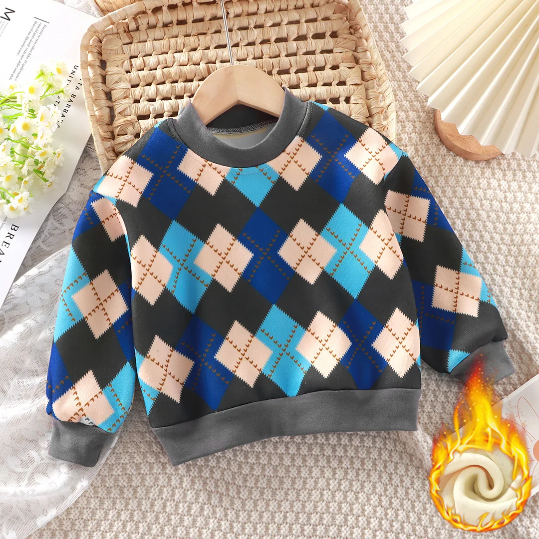 Sudadera de lana suave invierno estampado con animales bebé niños - imagen 3