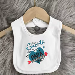 Traje de bebé divertido con estampado español - baberos y toalla