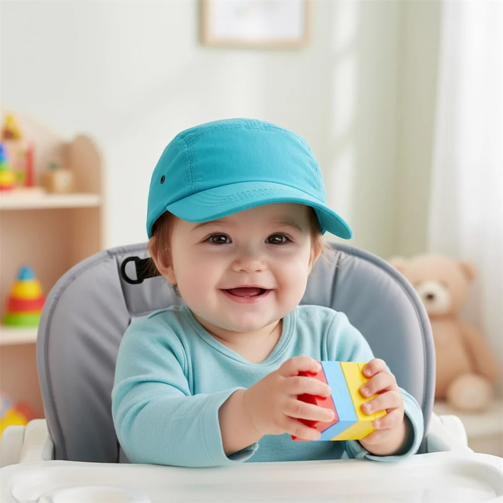 Gorra de béisbol para bebé con visera antisol de secado rápido - imagen 3