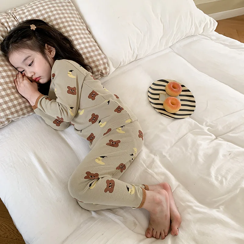 Conjunto de pijama de algodón para niño – Camiseta y pantalón