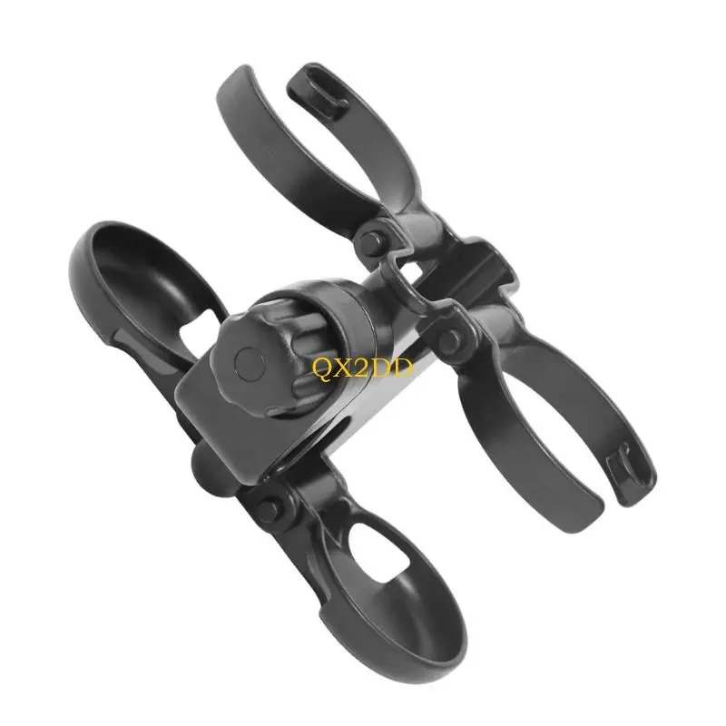 Portabotellas para cochecito de bebé con abrazadera giratoria ajustable - imagen 3