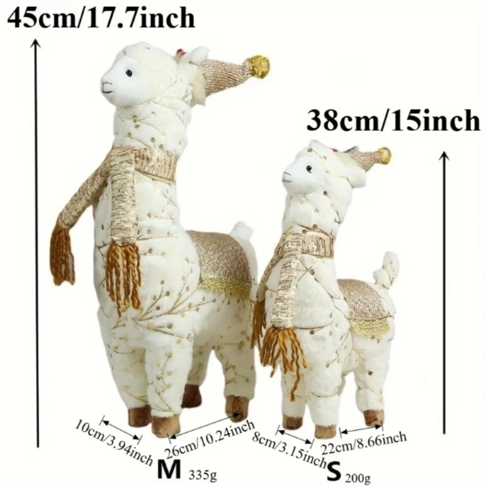 Peluche de llama artesanal para decoración del hogar - imagen 4