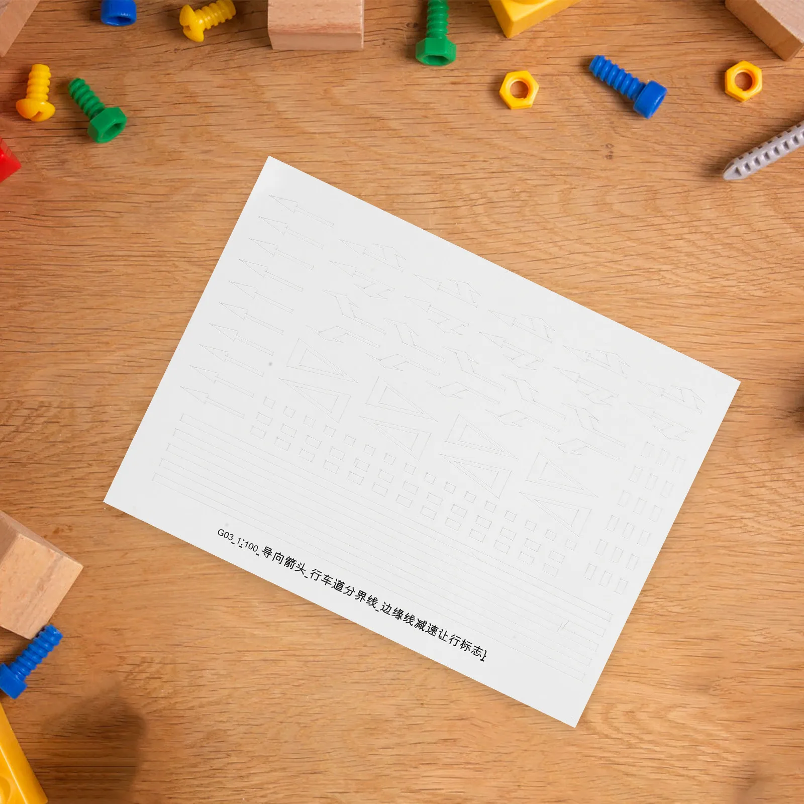 Pegatinas de tráfico infantiles realistas para juegos en casa - imagen 4