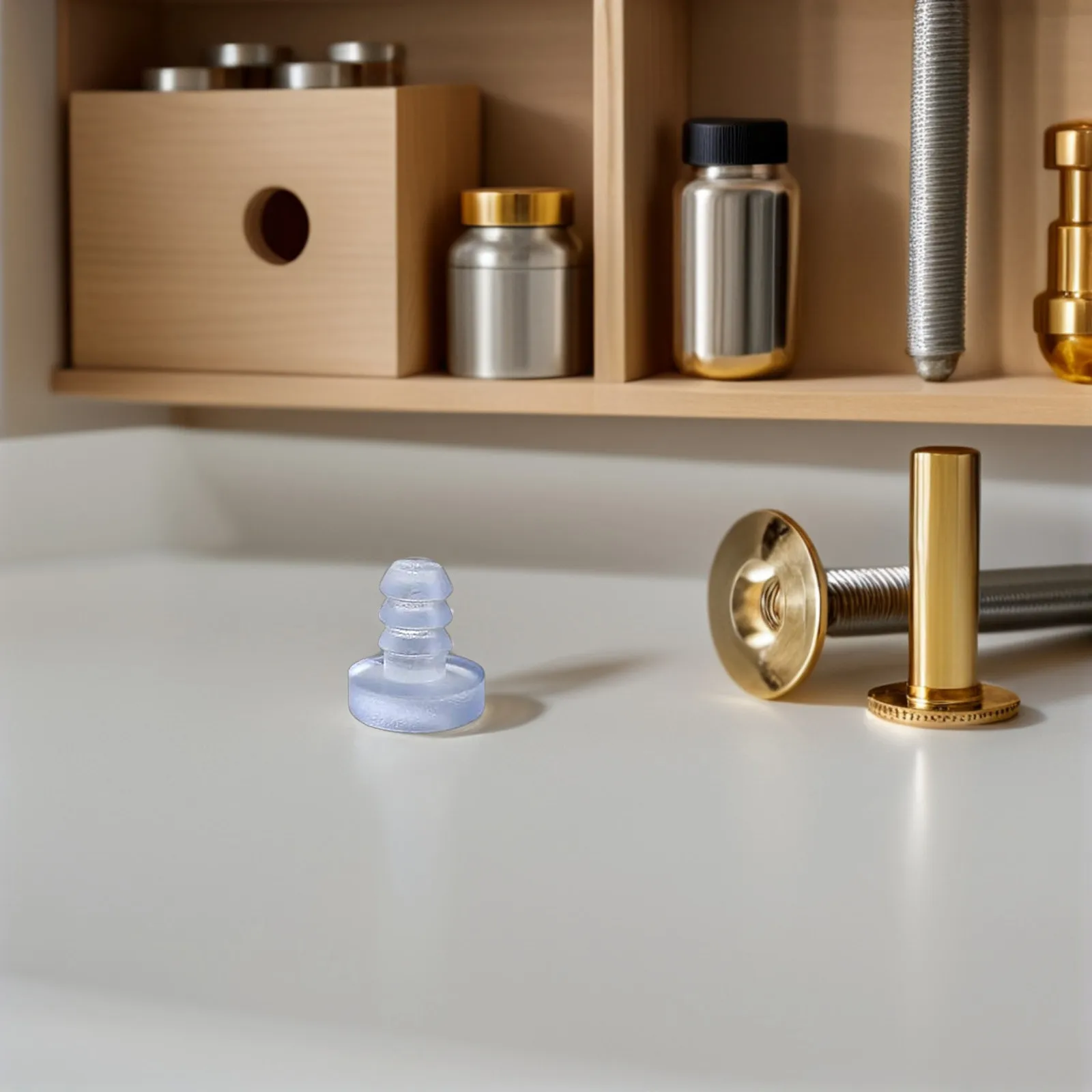 Topes amortiguadores antirrayas para puertas y bordes de mesa - imagen 4