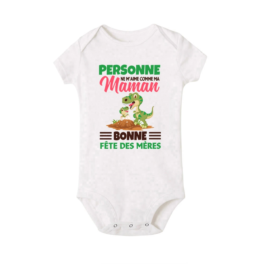 Pelele manga corta para bebé recién nacido estampado Día de la Madre - imagen 2