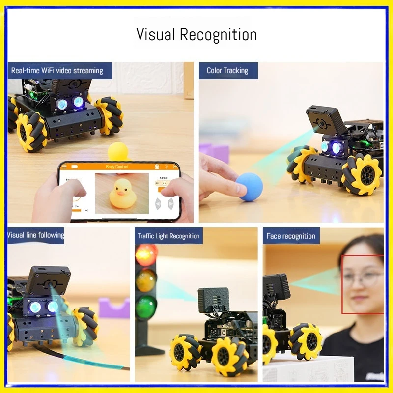 Hiwonder MiniAuto AI coche robot programable con visión y WiFi - imagen 2