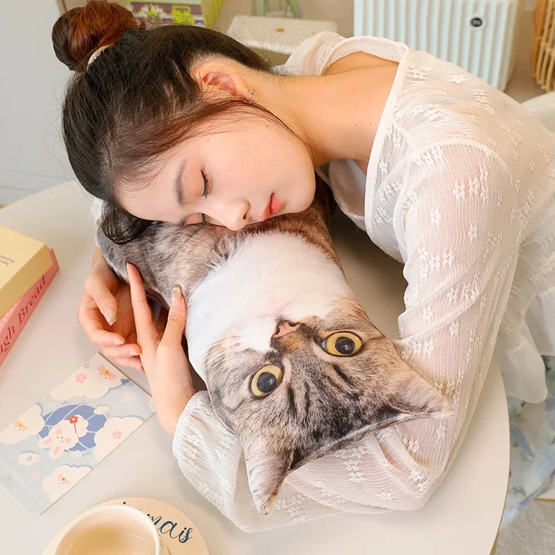 Peluche de gato 3D realista para sofá y regalo de decoración - imagen 4