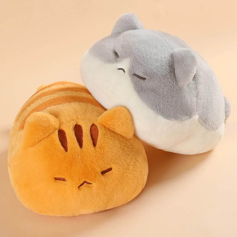Almohada peluche de gato suave para dormir y decorar - imagen 4
