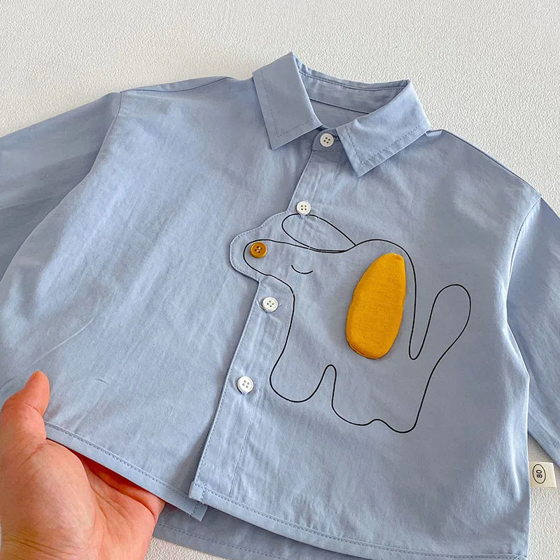 MILANCEL Camiseta de primavera holgada para niña con gato - imagen 2