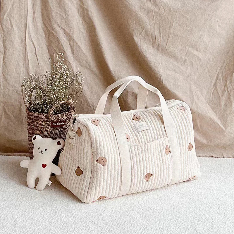 Bolsa de maternidad grande tipo Boston con organizador para pañales - imagen 2