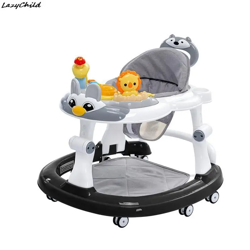 LazyChild Andador para bebé con ruedas y música - Mango de empuje - imagen 3