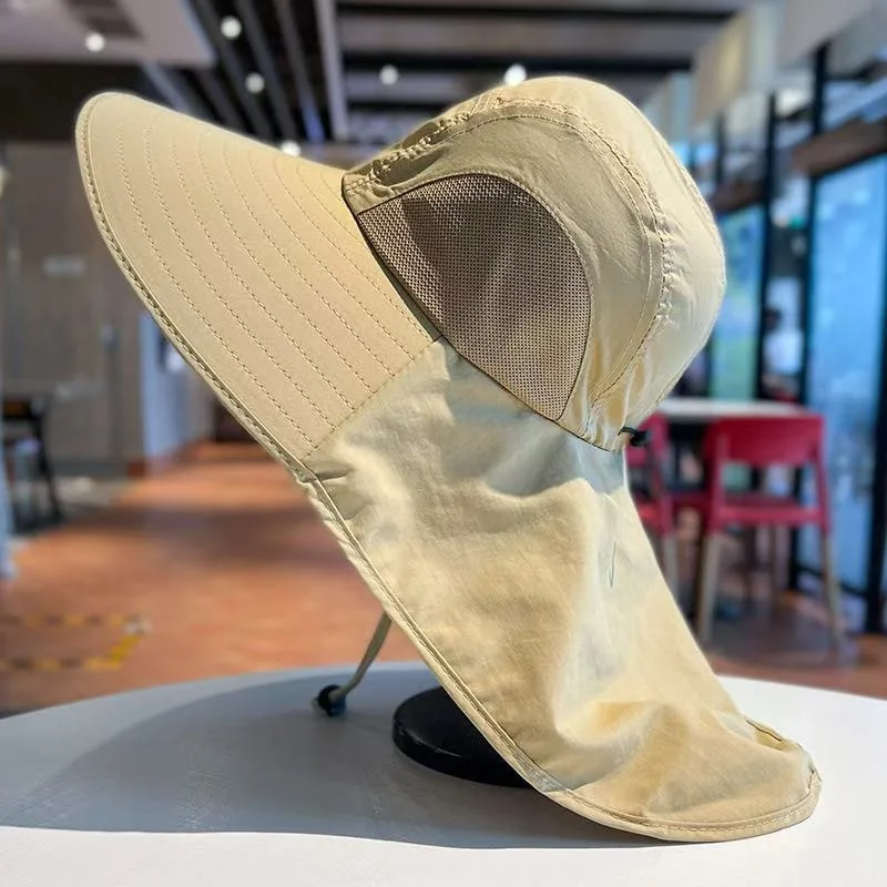 Sombrero de protección solar UV de ala ancha para verano - imagen 4