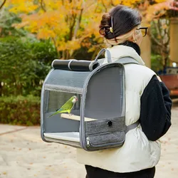 Bolsa de transporte para mascotas – Poliéster resistente, gran capacidad para viajes