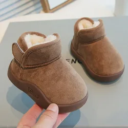Botas de nieve para niños felpa cálido invierno