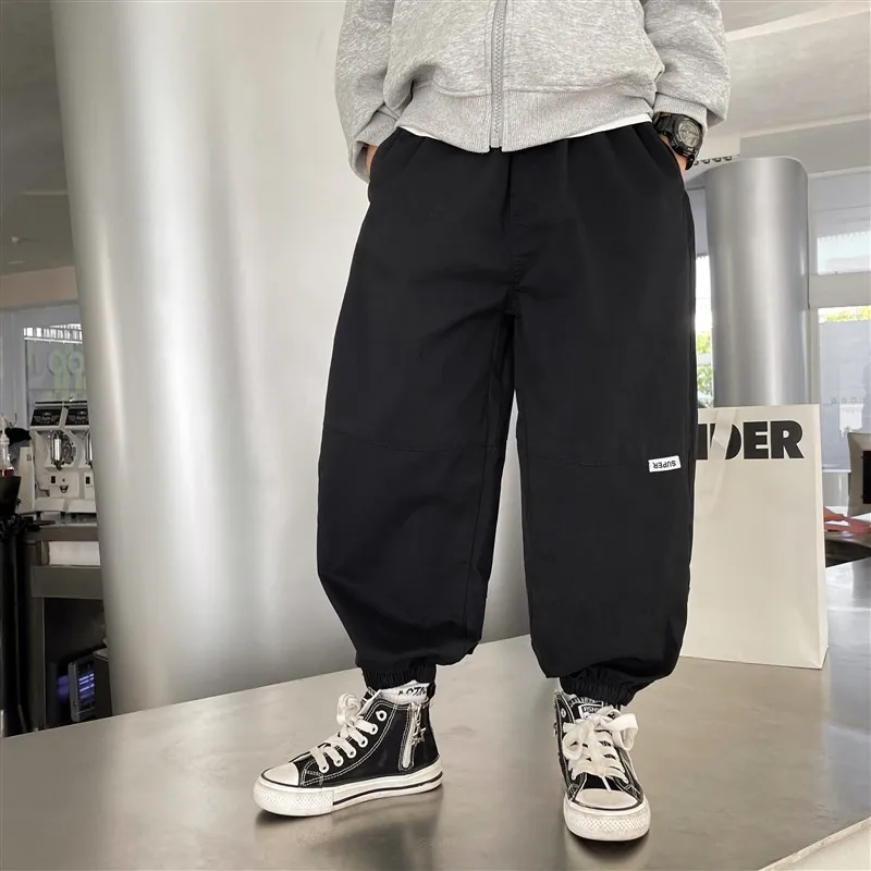 Pantalones cargo resistentes al viento para niño con bolsillos - imagen 2