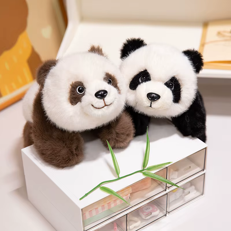 Peluche Panda tumbado 30-55 cm - cojín suave para regalos de Navidad