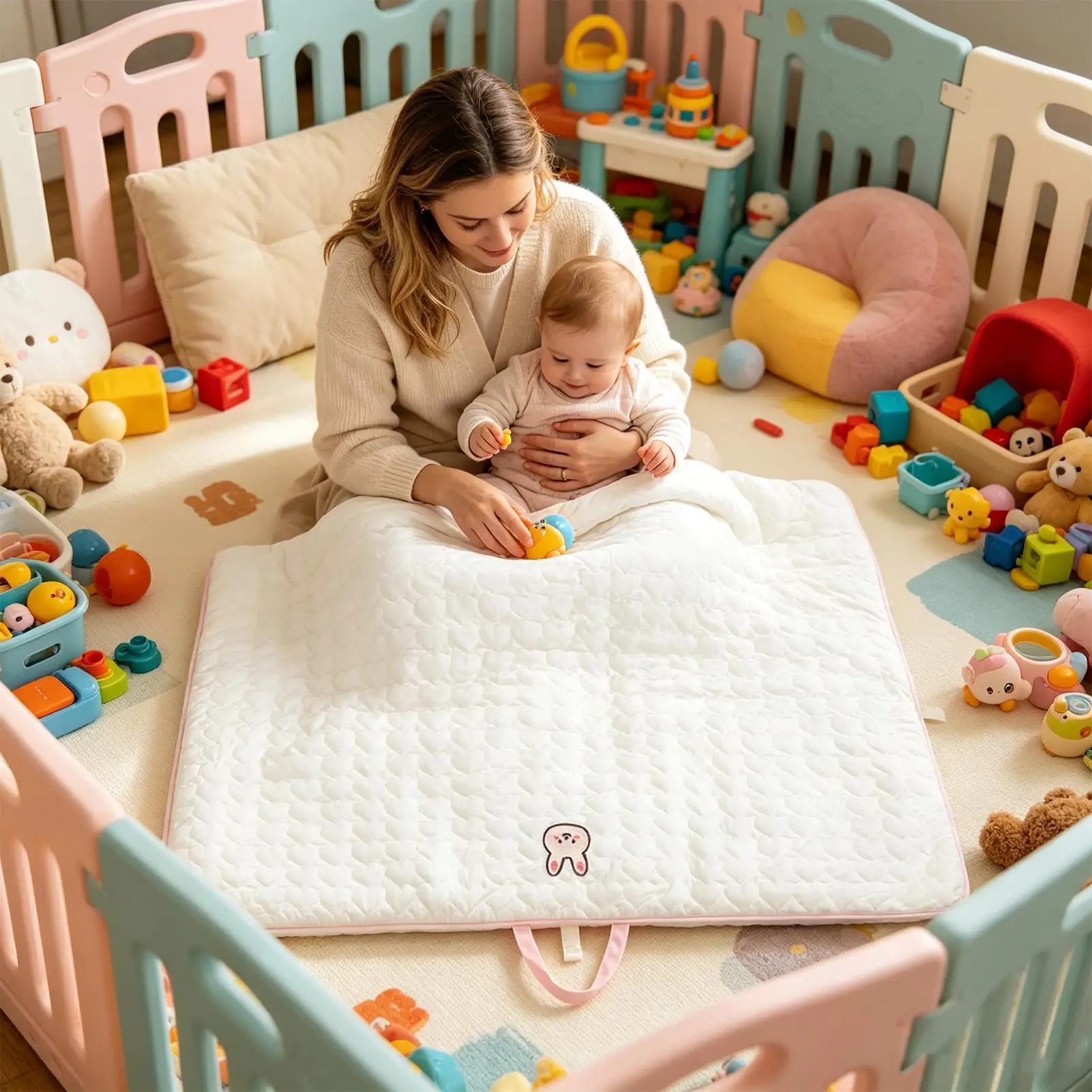 Colchoneta infantil suave y transpirable para dormir en casa - imagen 4