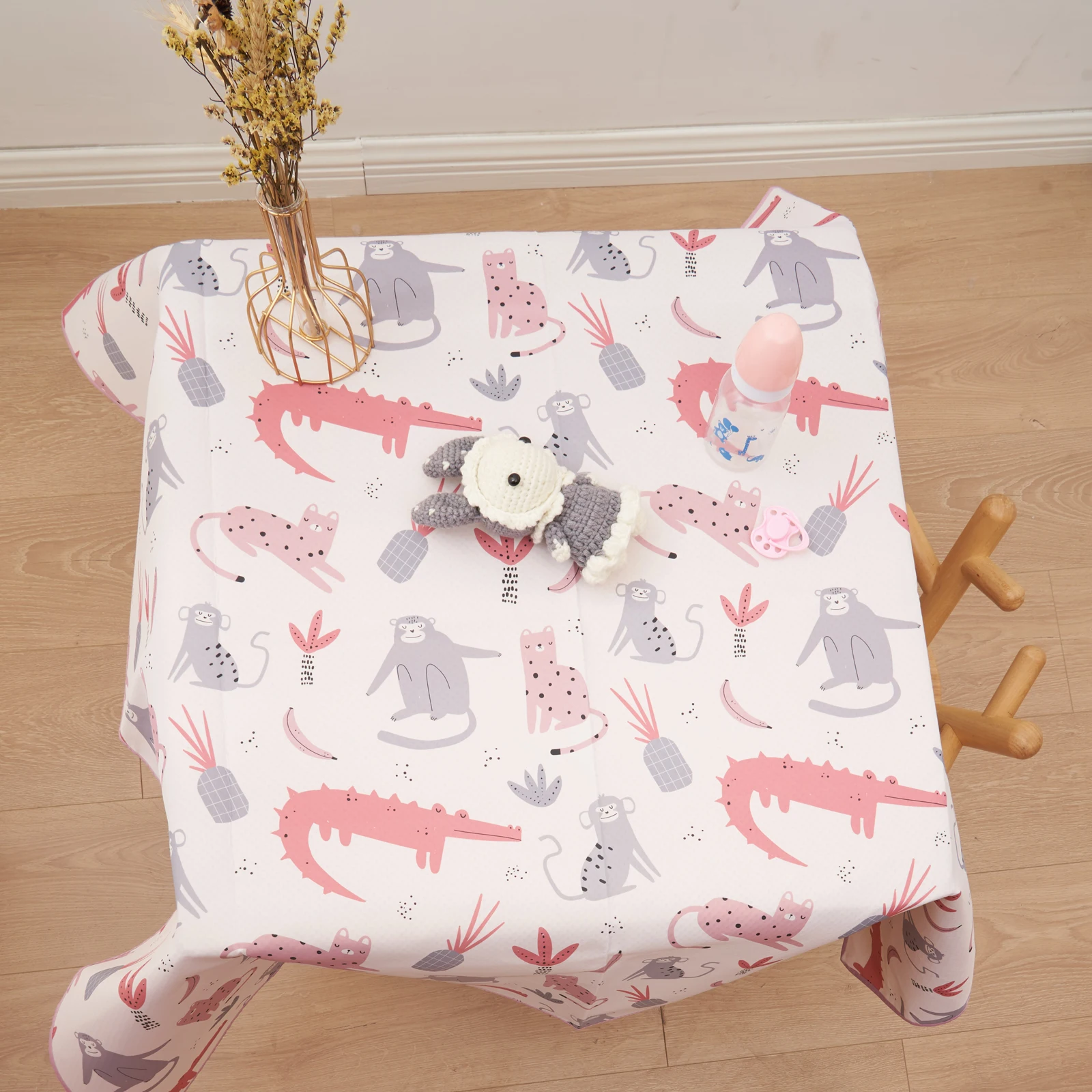 HappyFlute alfombrilla antideslizante para bebé plegable de juegos - imagen 3