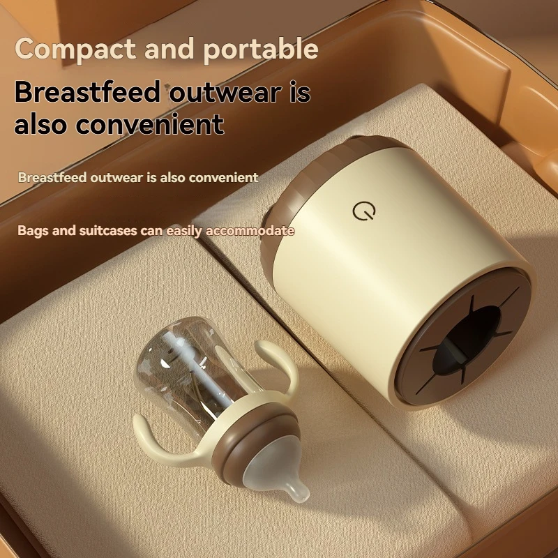 Coctelera de leche eléctrica compacta recargable USB con poco ruido - imagen 2