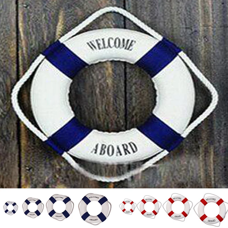 Boya salvavidas de espuma decorativa – Anillo náutico para pared infantil - imagen 3